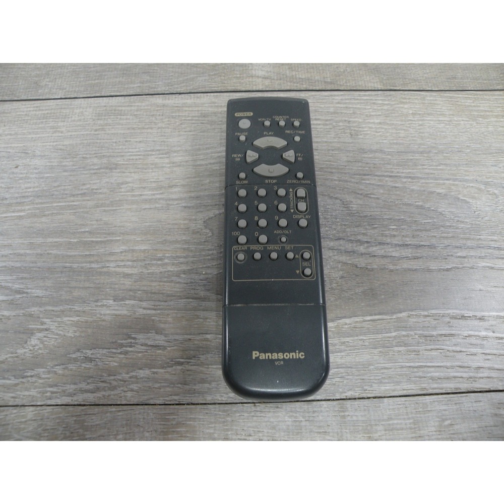 Panasonic VSQ1402 VCR Remote Control Original OEM Dark Gray